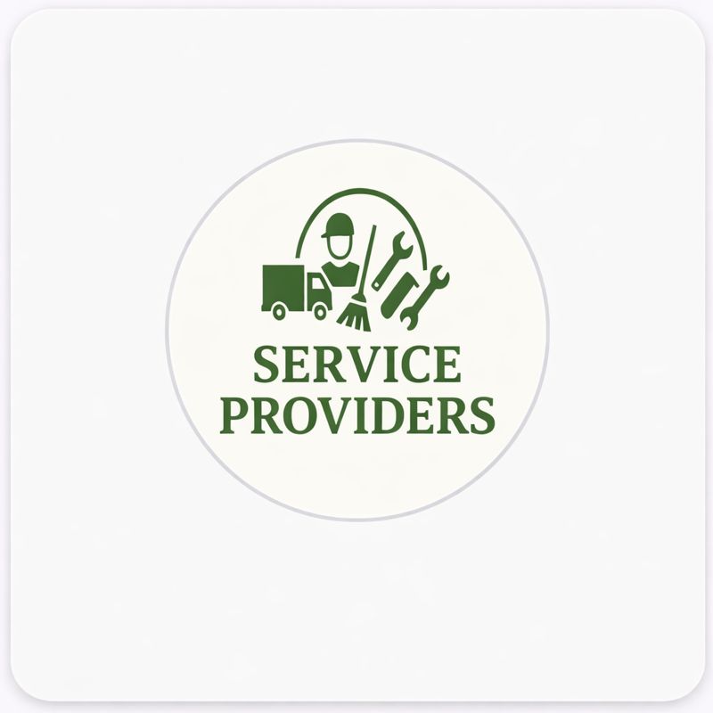 Service Providers( movers,cleaners,plumbers,electrician)